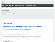 Tablet Screenshot of dicasapple.com
